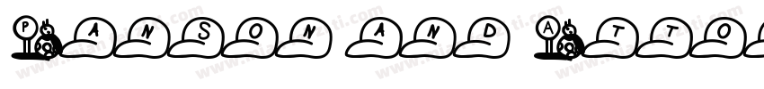 Panson and Attox字体转换